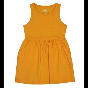 Wonder Nation Girls Pumpkin Sleeveless Dress Size XL (14-16) NW